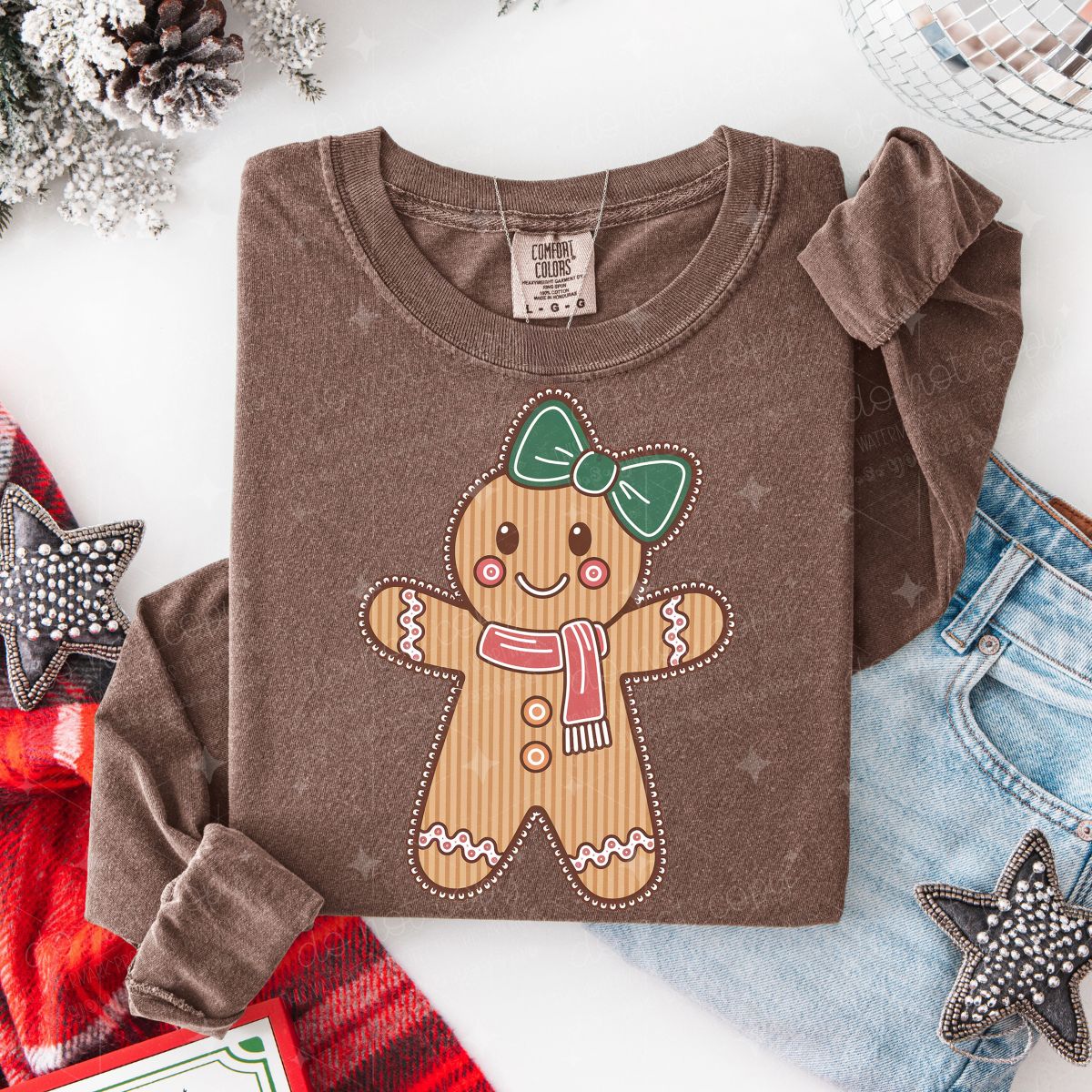 COQUETTE GINGERBREAD GIRL - DTF TRANSFER