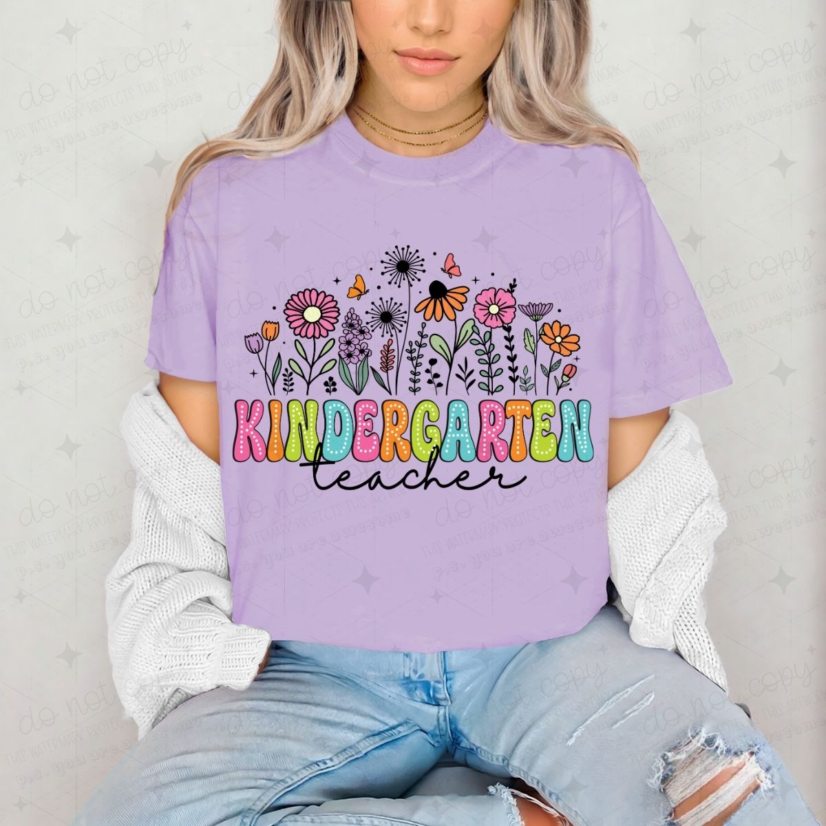 KINDERGARTEN TEACHER - DTF TRANSFER