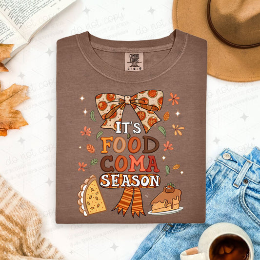 COQUETTE IT'S FOOD COMA SEASON - DTF TRANSFER