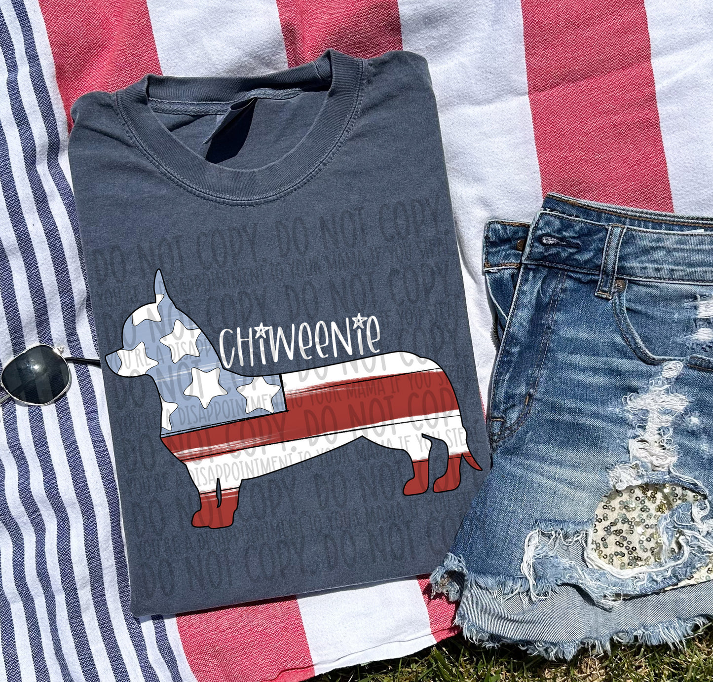PATRIOTIC DOGS - DTF TRANSFER