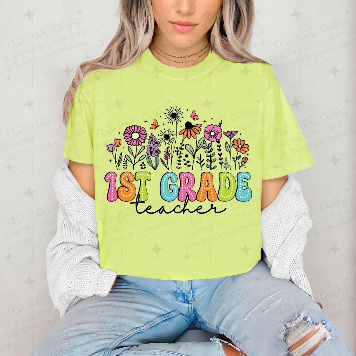 1ST GRADE TEACHER - DTF TRANSFER