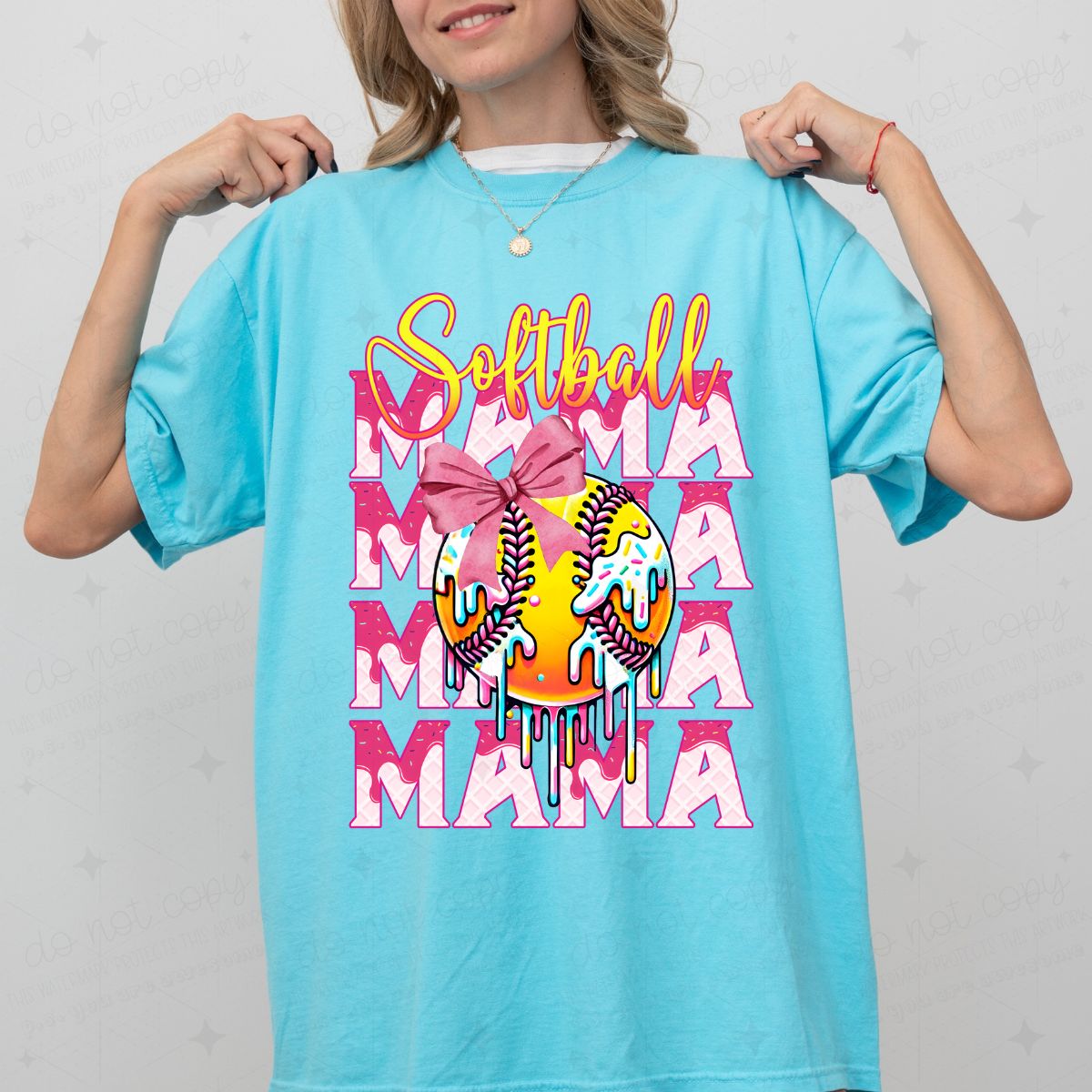 COQUETTE SOFTBALL MAMA - DTF TRANSFER