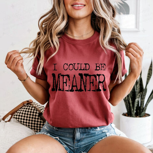 I COULD BE MEANER - DTF TRANSFER