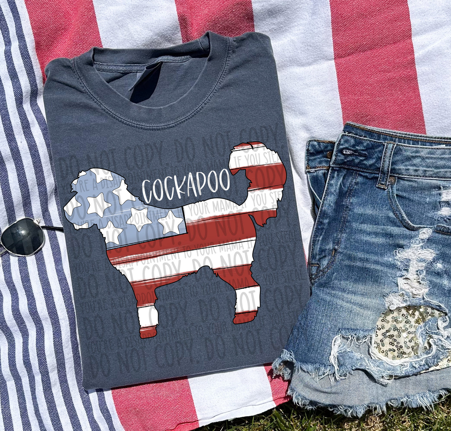 PATRIOTIC DOGS - DTF TRANSFER