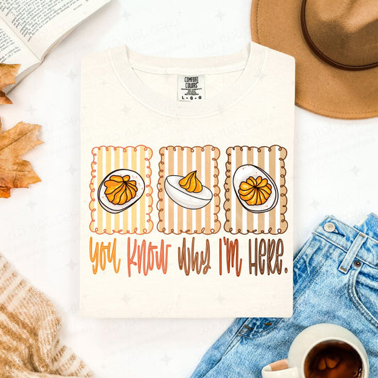 YOU KNOW WHY I'M HERE - DTF TRANSFER