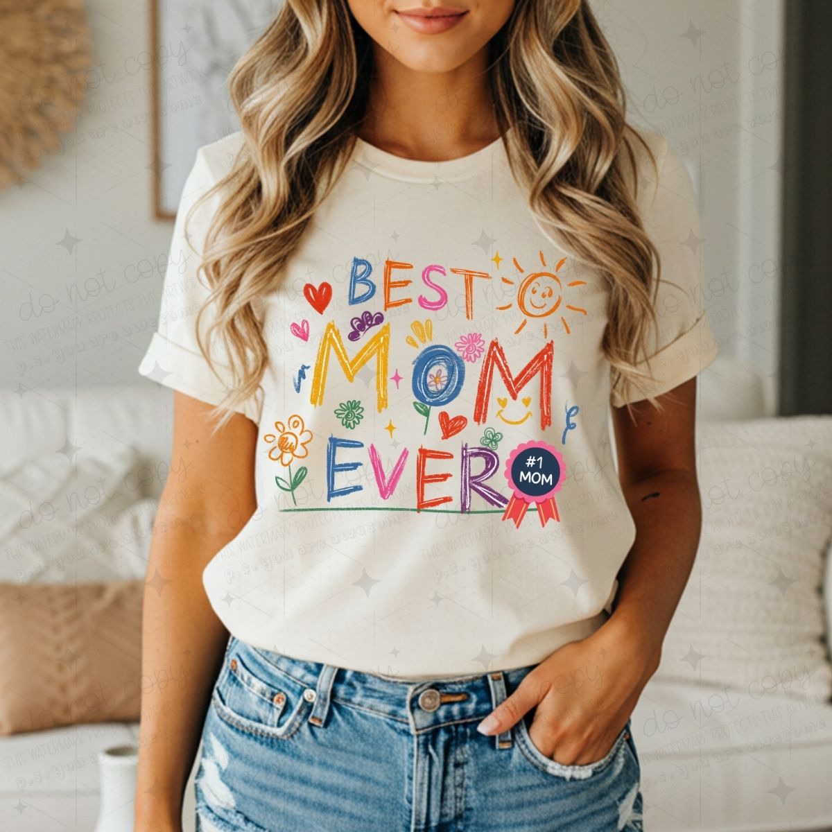 BEST MOM EVER - DTF TRANSFER