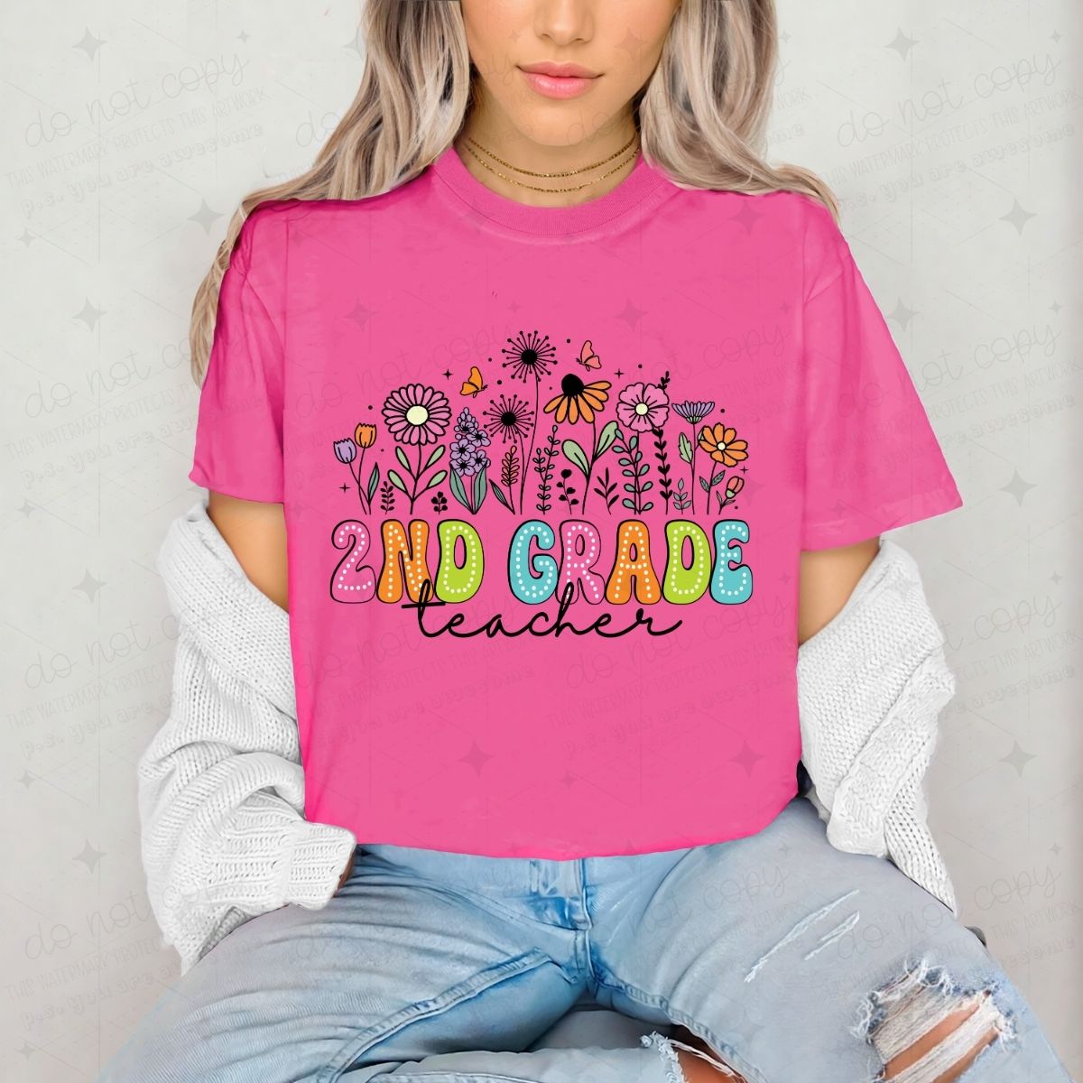 2ND GRADE TEACHER - DTF TRANSFER