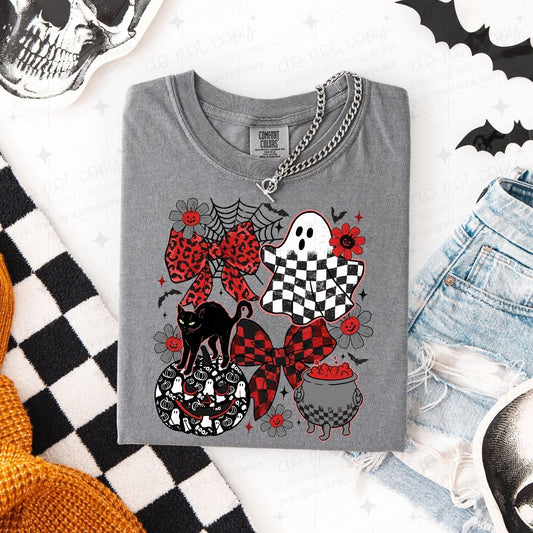 COQUETTE HALLOWEEN DOODLE - DTF TRANSFER