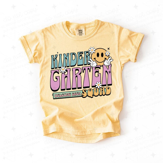 KINDERGARTEN WELCOME BACK SQUAD - DTF TRANSFER