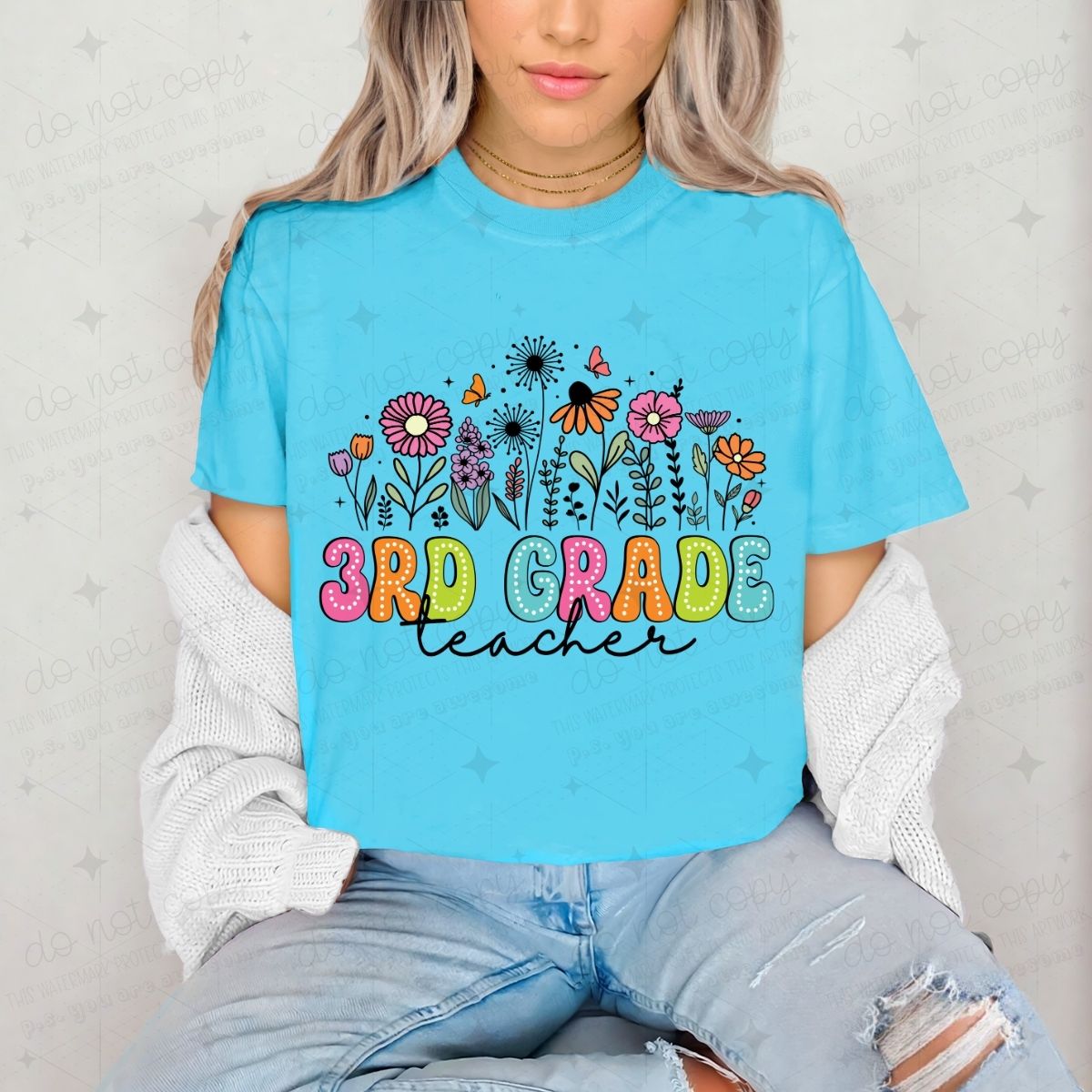 3RD GRADE TEACHER - DTF TRANSFER