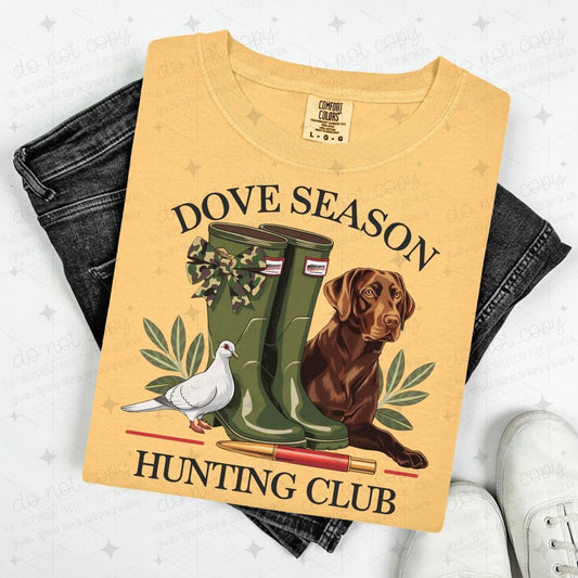 COQUETTE DOVE SEASON HUNTING CLUB - DTF TRANSFER