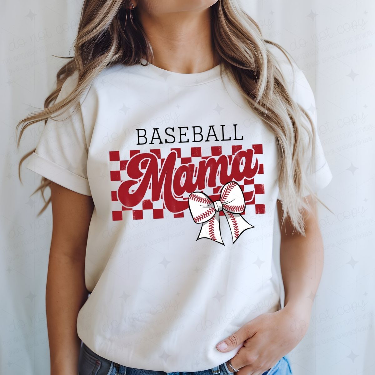 COQUETTE BASEBALL MAMA - DTF TRANSFER