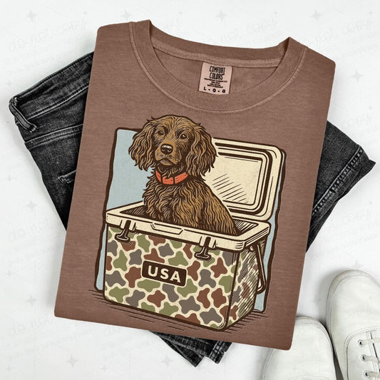 BROWN LAB HUNTING DOG - DTF TRANSFER