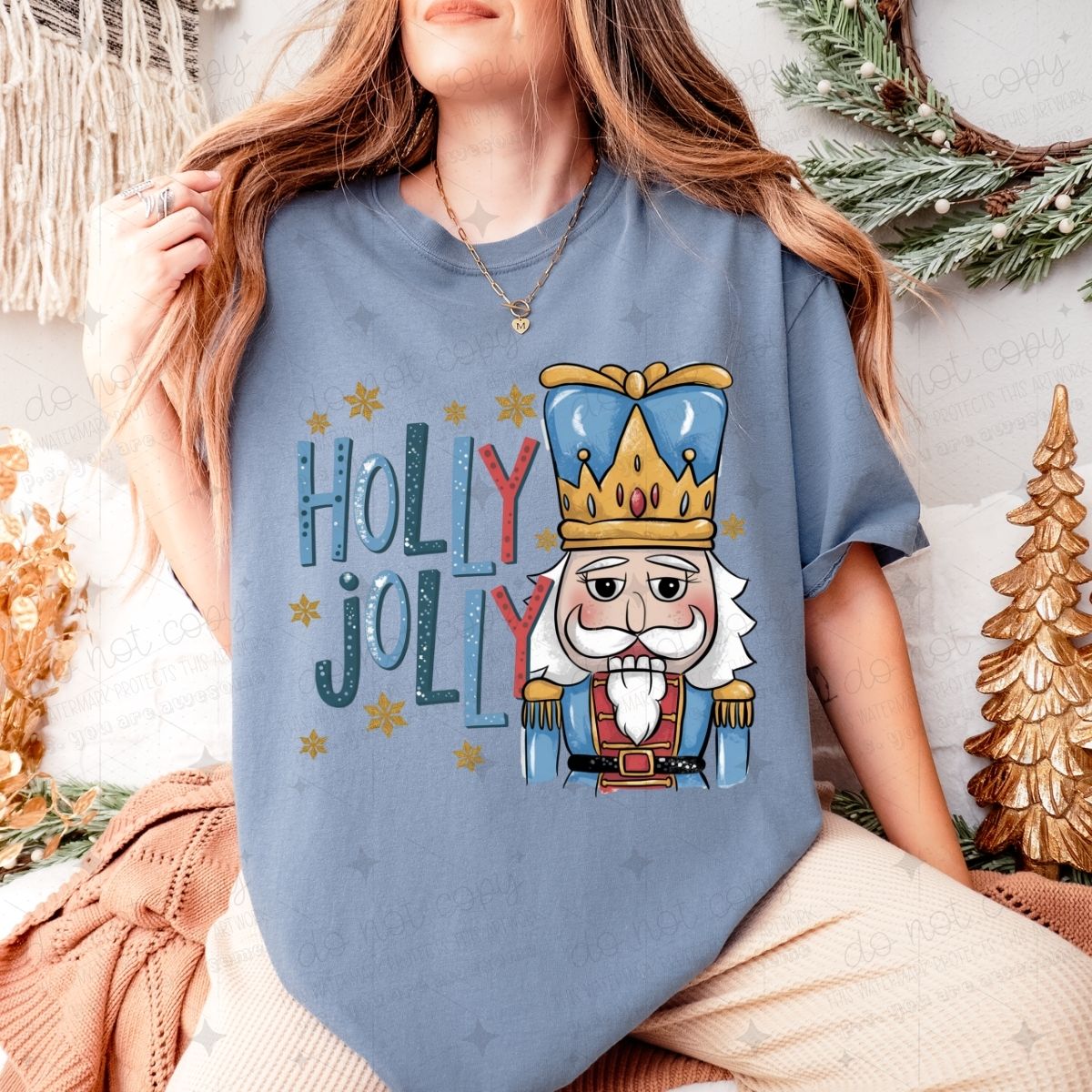 HOLLY JOLLY - DTF TRANSFER