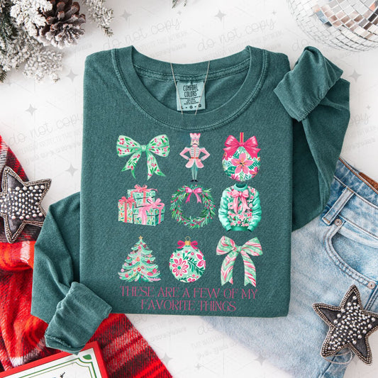 COQUETTE THESE ARE A FEW OF MY FAVORITE THINGS - DTF TRANSFER