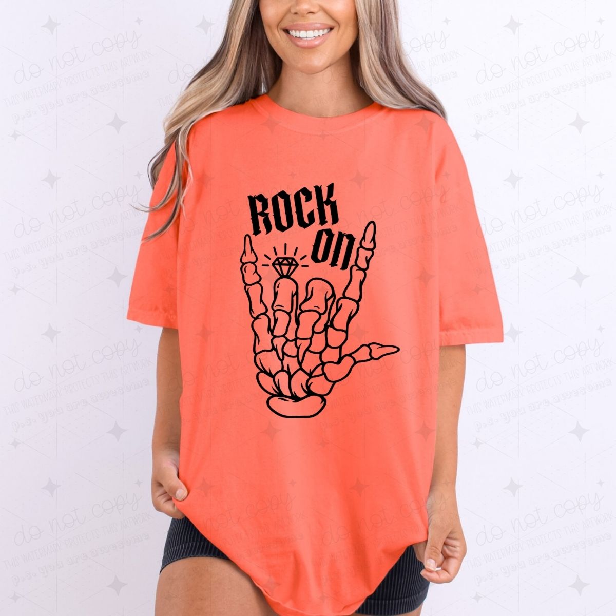ROCK ON - DTF TRANSFER