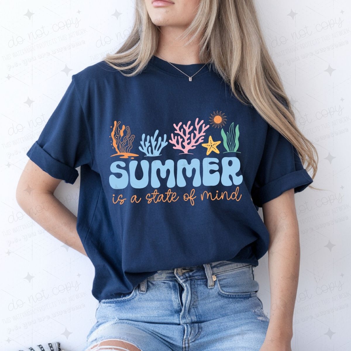 SUMMER IS A STATE OF MIND - DTF TRANSFER