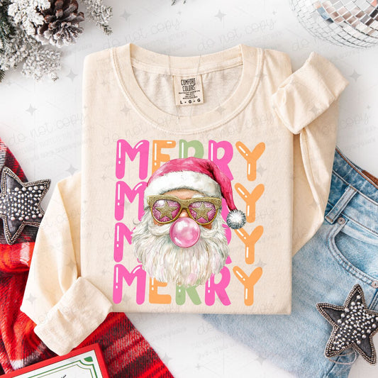 MERRY STACKED - DTF TRANSFER