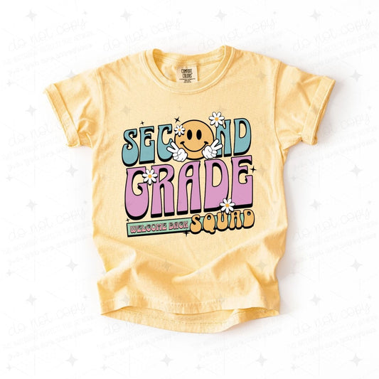 SECOND GRADE WELCOME BACK SQUAD - DTF TRANSFER