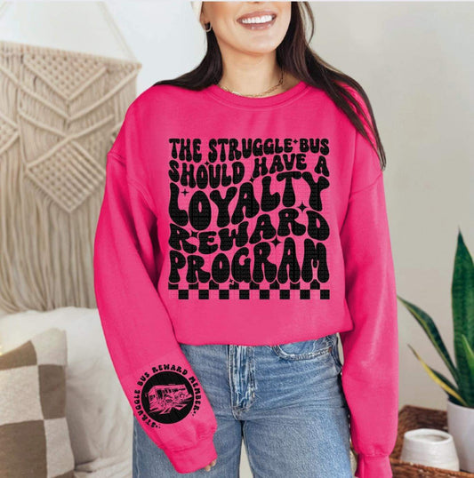 STRUGGLE BUS *OLLIE & CO.EXCLUSIVE* - FRONT+BACK - DTF TRANSFER