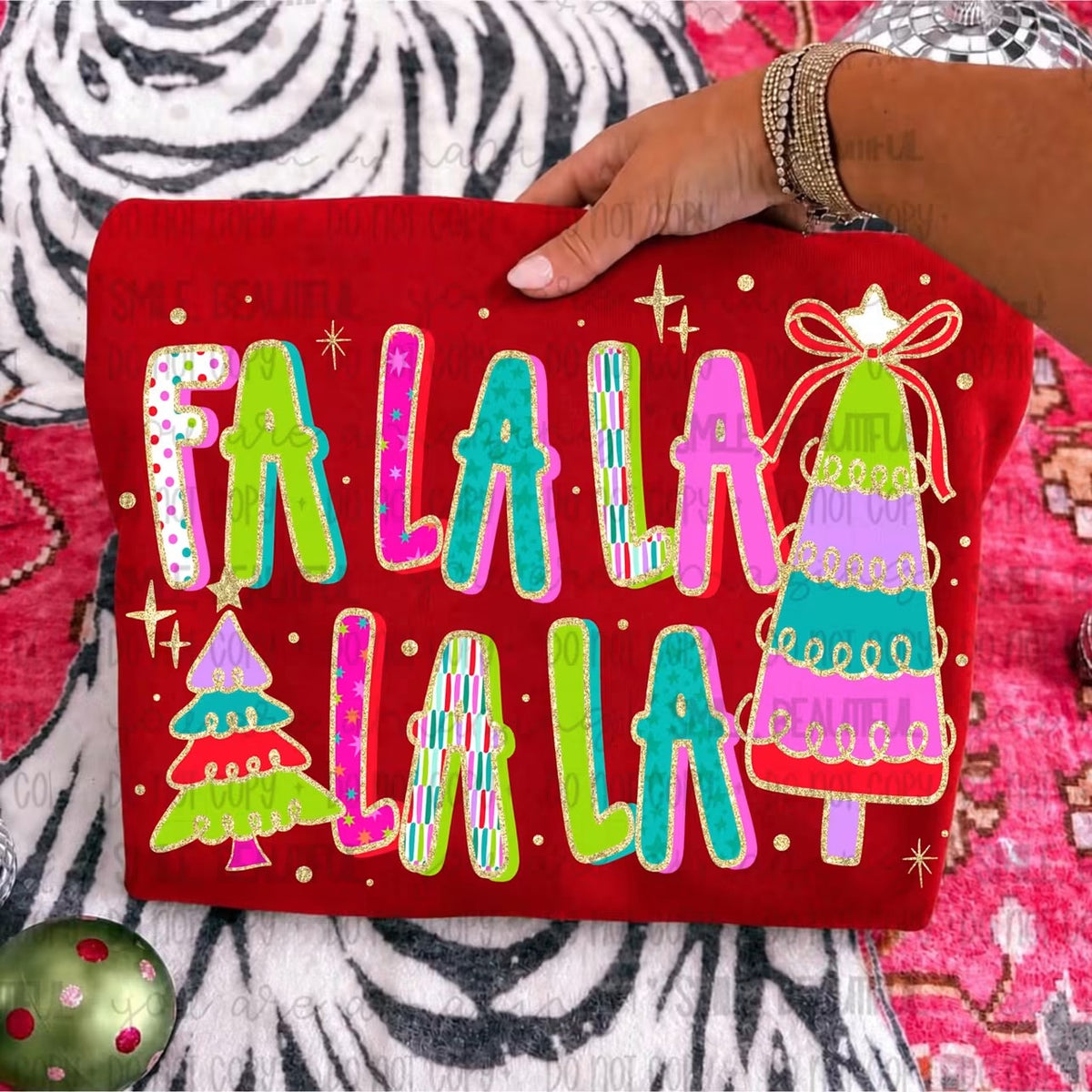 FA LA LA LA LA - DTF TRANSFER