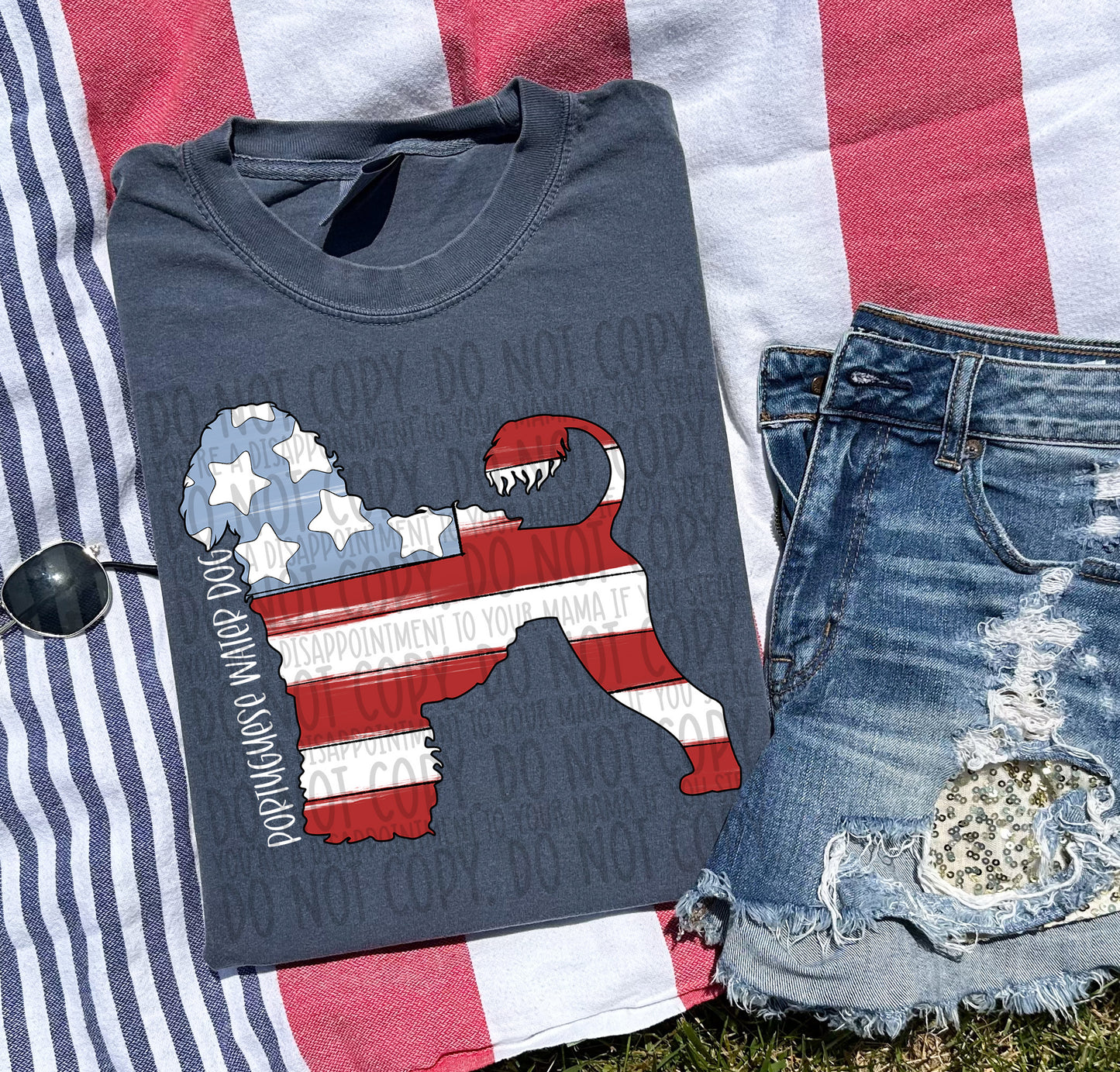 PATRIOTIC DOGS - DTF TRANSFER