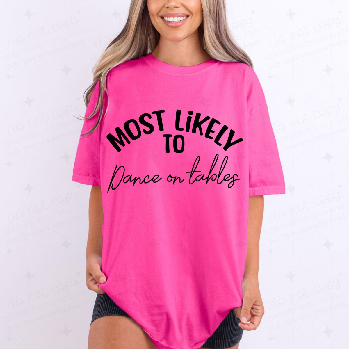 DANCE ON TABLES - DTF TRANSFER