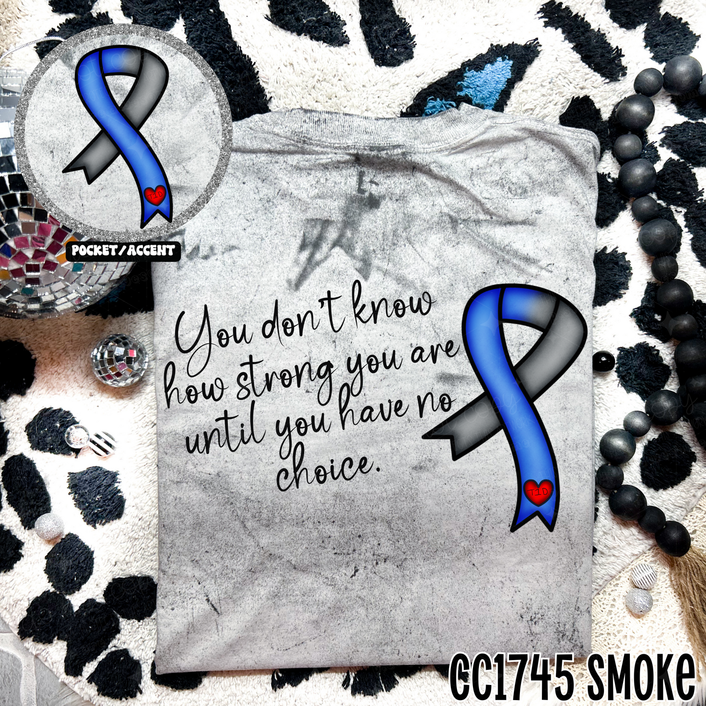 YOU DON'T KNOW HOW STRONG YOU ARE - FRONT+BACK - DTF TRANSFER