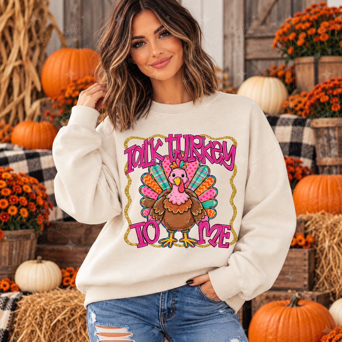 TALK TURKEY TO ME - DTF TRANSFER