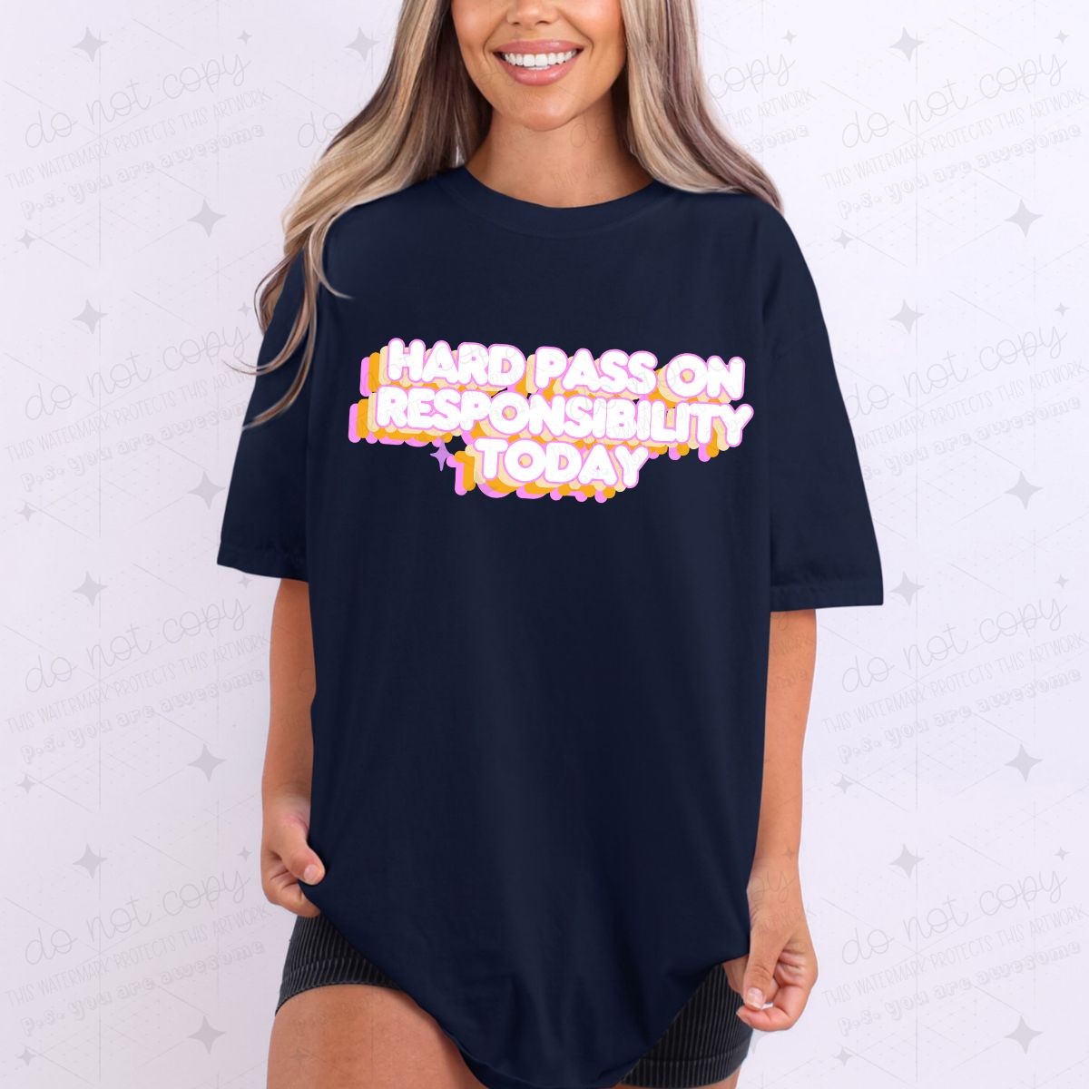 HARD PASS - COMPLETED TEE
