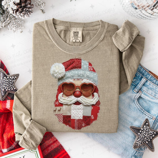 PATCHWORK SANTA - DTF TRANSFER