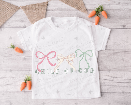 COQUETTE CHILD OF GOD - DTF TRANSFER