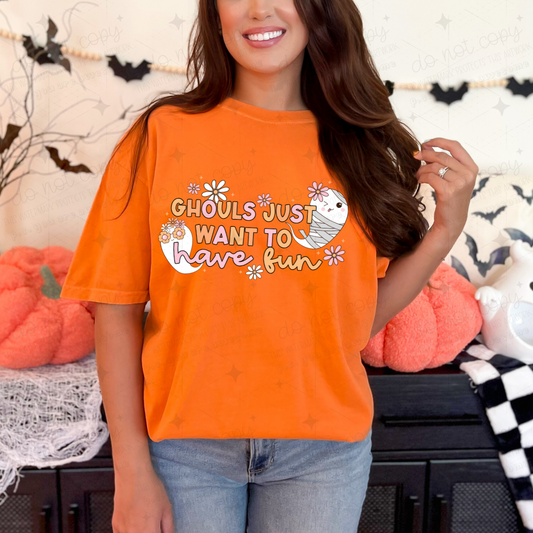 GHOULS JUST WANT TO HAVE FUN - DTF TRANSFER