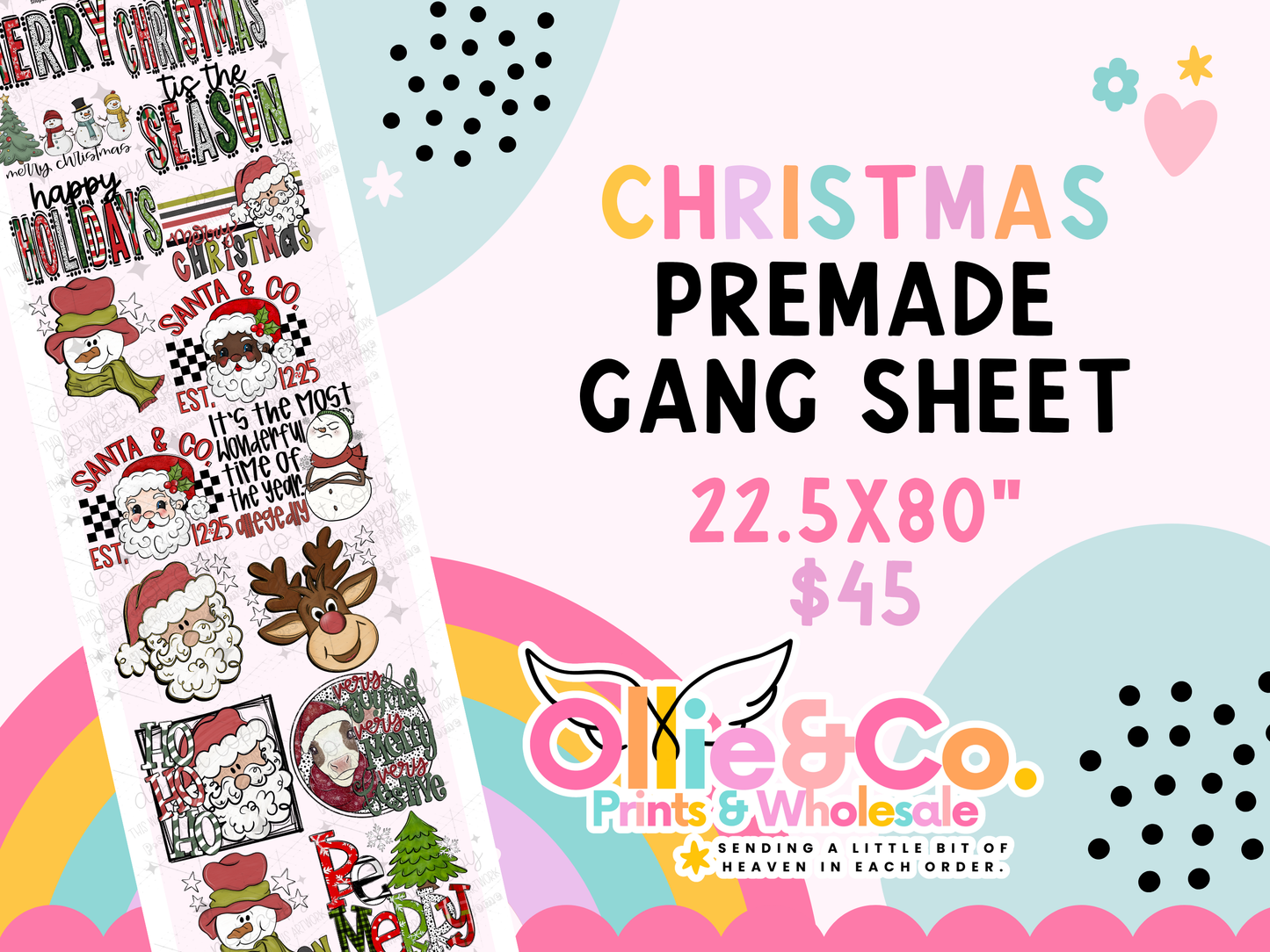 CHRISTMAS - 22.5X80 - PREMADE GANG