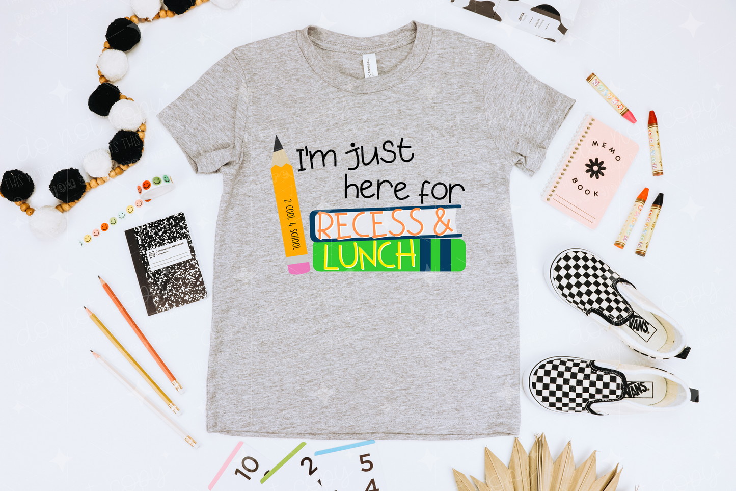 RECESS & LUNCH - DTF TRANSFER