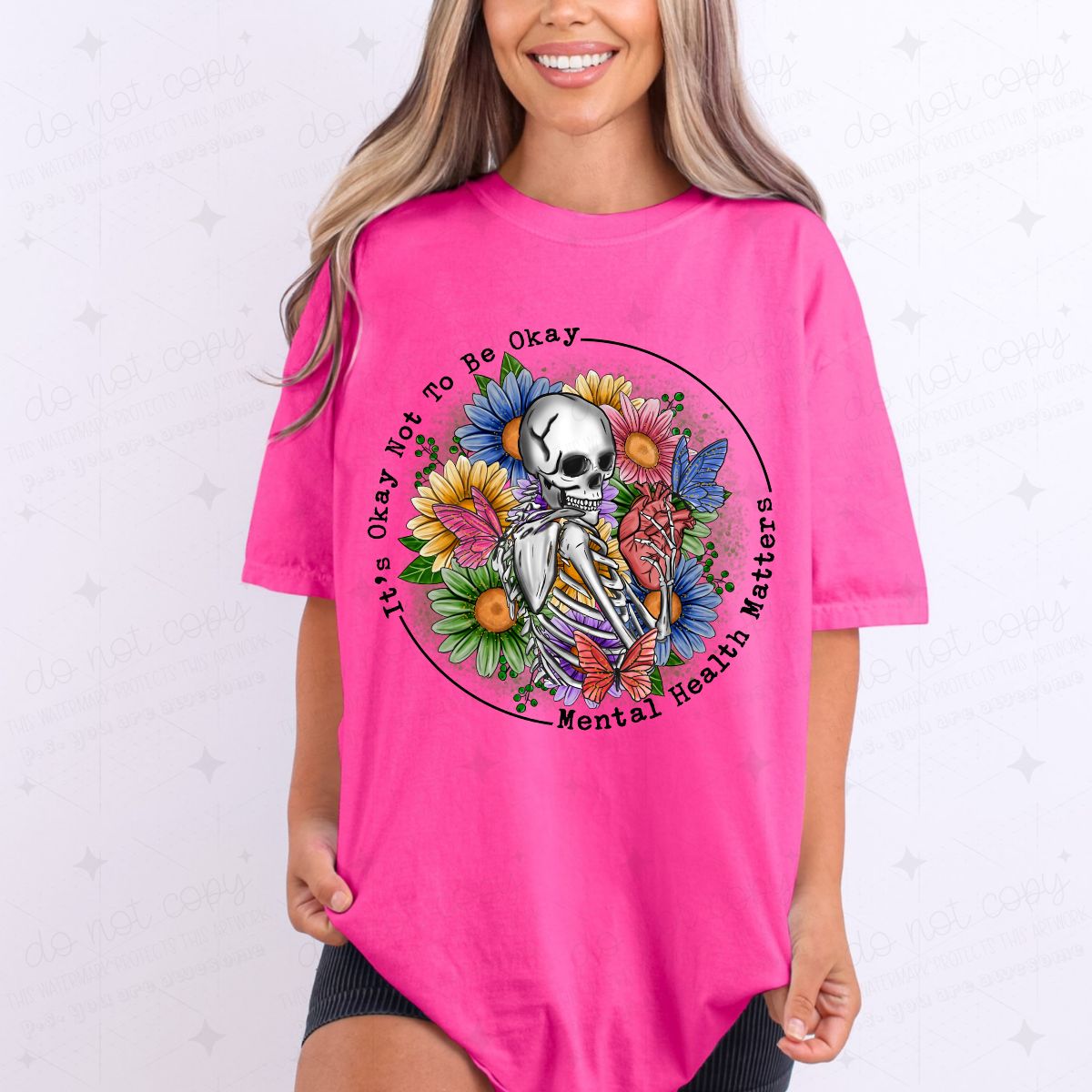 IT'S OKAY TO NOT BE OKAY - DTF TRANSFER