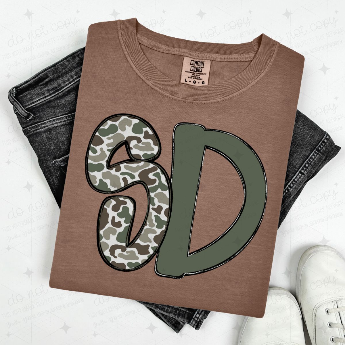 CAMO STATES - DTF TRANSFER