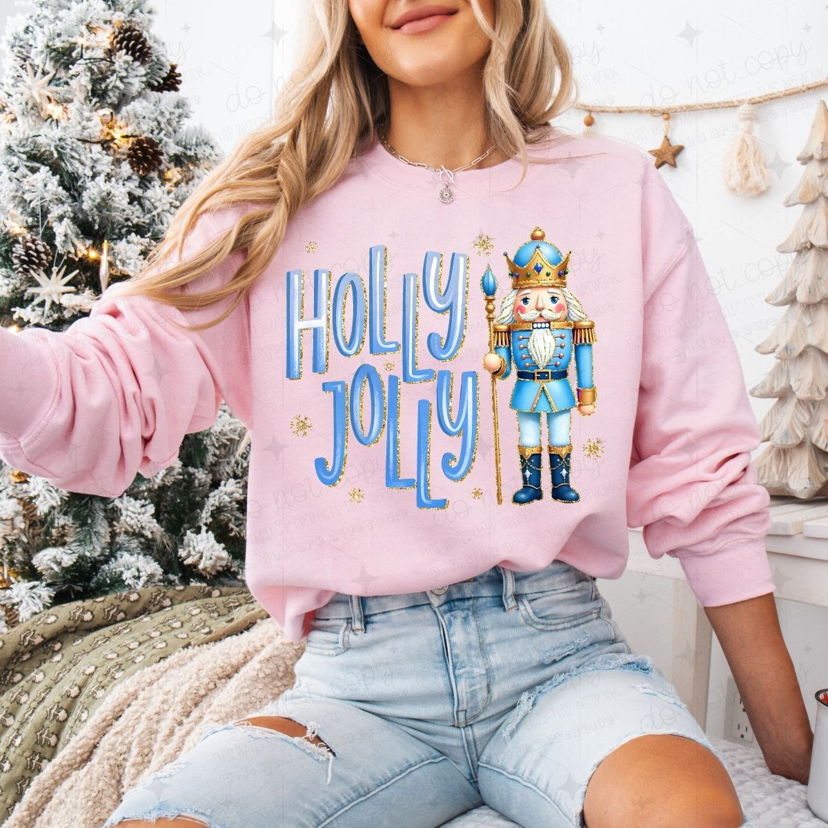 HOLLY JOLLY - DTF TRANSFER