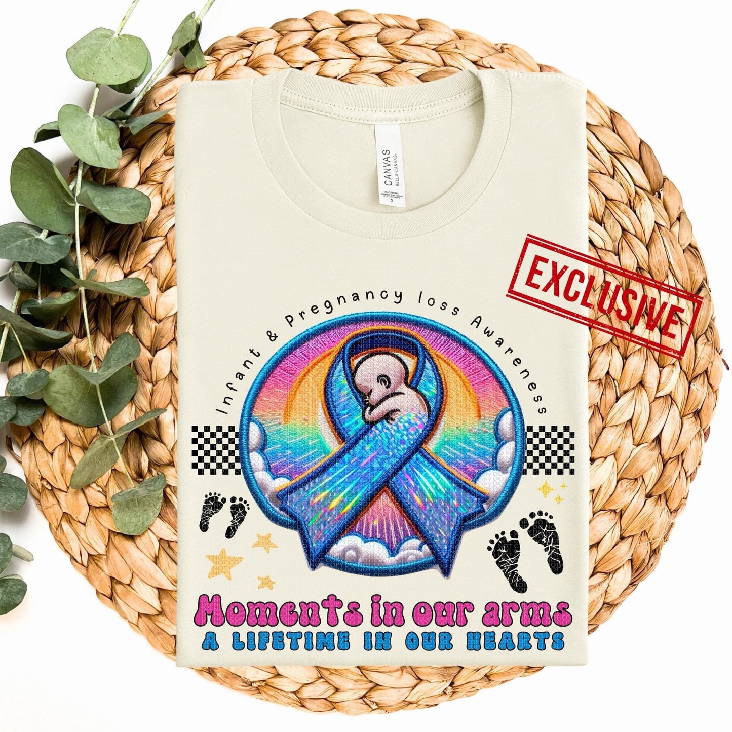 MOMENTS IN OUR ARMS, A LIFETIME IN OUR HEARTS *OLLIE & CO. EXCLUSIVE* - DTF TRANSFER