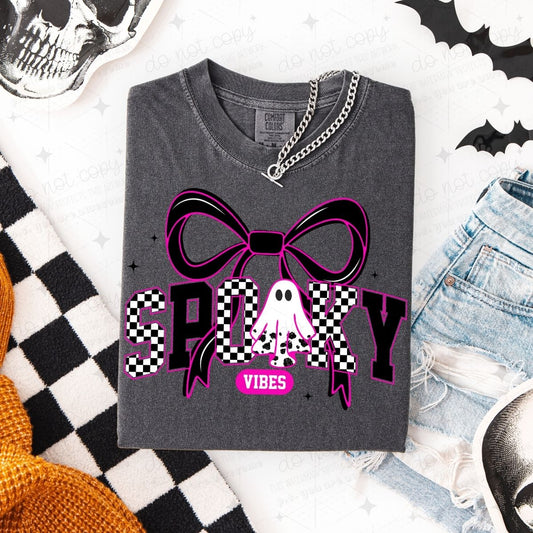 COQUETTE SPOOKY VIBES - DTF TRANSFER