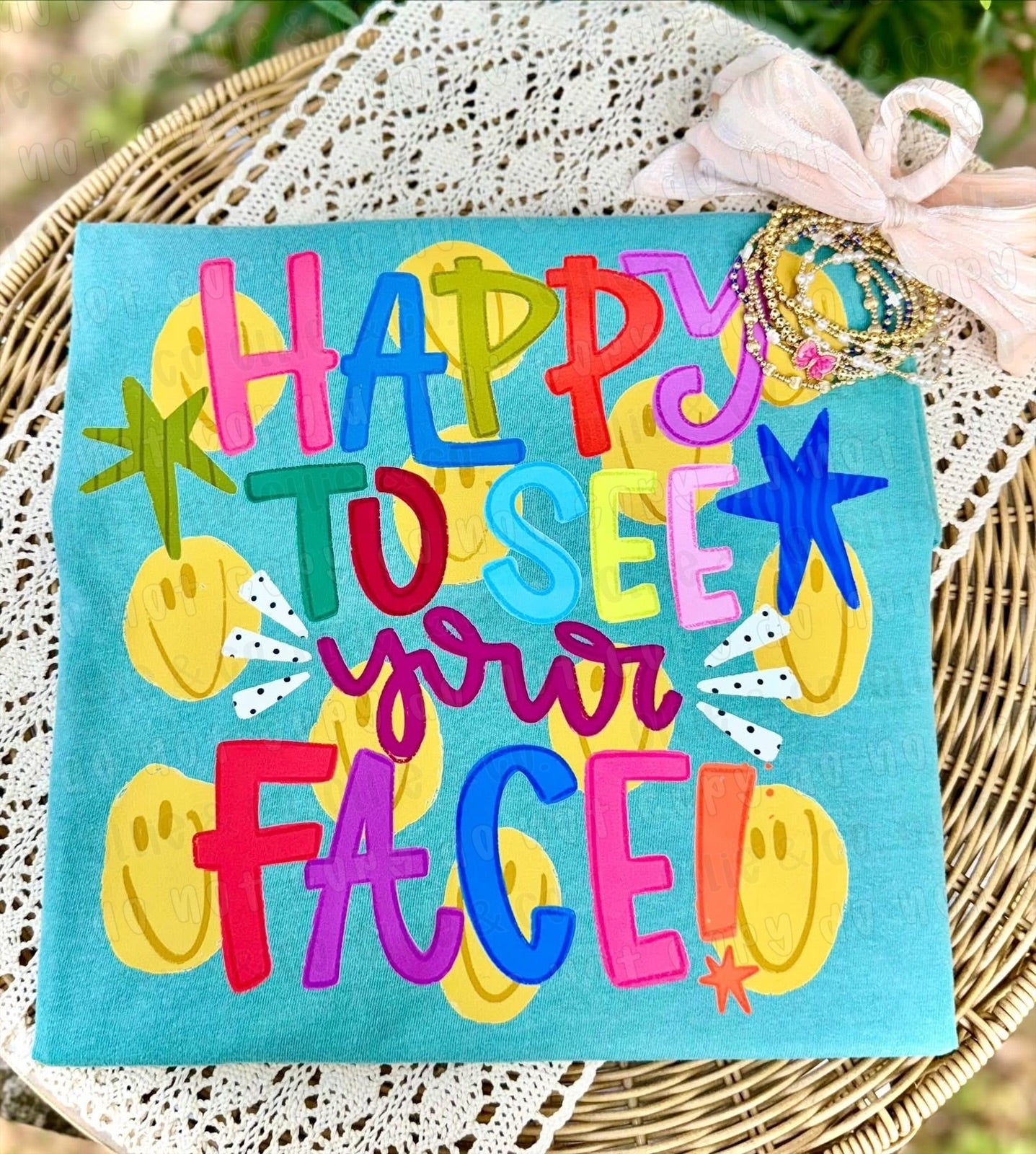 HAPPY TO SEE YOUR FACE - DTF TRANSFER
