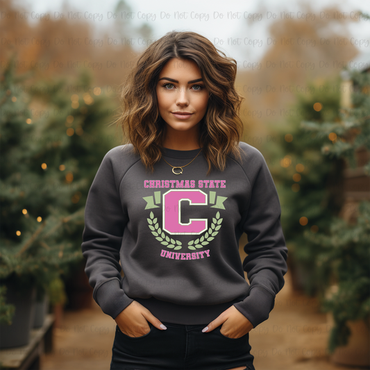 CHRISTMAS STATE UNIVERSITY - DTF TRANSFER