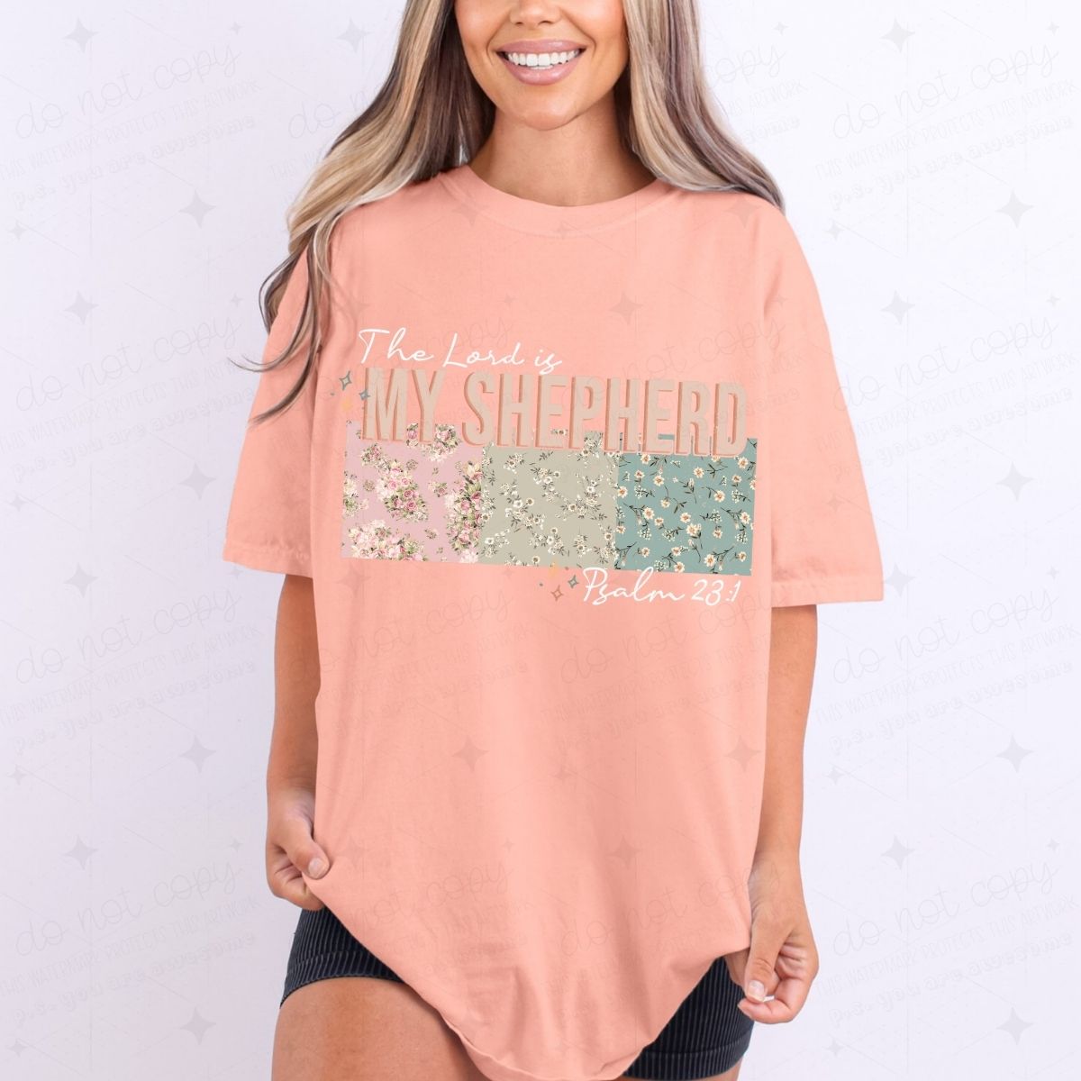 THE LORD IS MY SHEPHERD - DTF TRANSFER