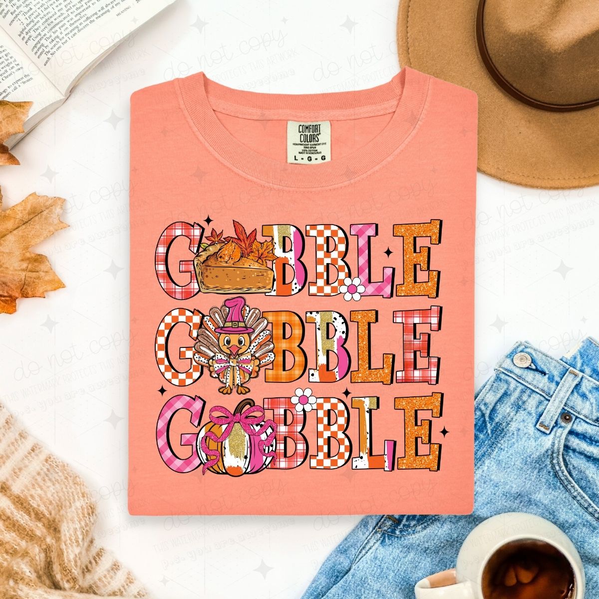 COQUETTE GOBBLE GOBBLE GOBBLE - DTF TRANSFER