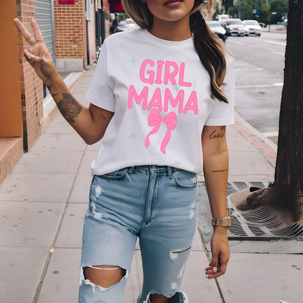 COQUETTE GIRL MAMA - DTF TRANSFER