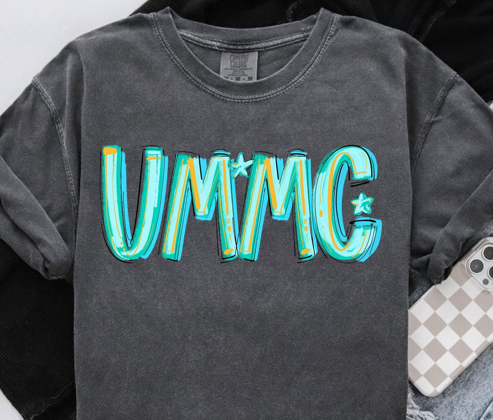 BLUE LAGOON WORDS - DTF TRANSFER