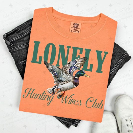 LONELY HUNTING WIVES CLUB - DTF TRANSFER