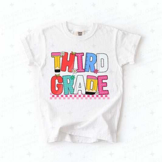 COQUETTE THIRD GRADE - DTF TRANSFER