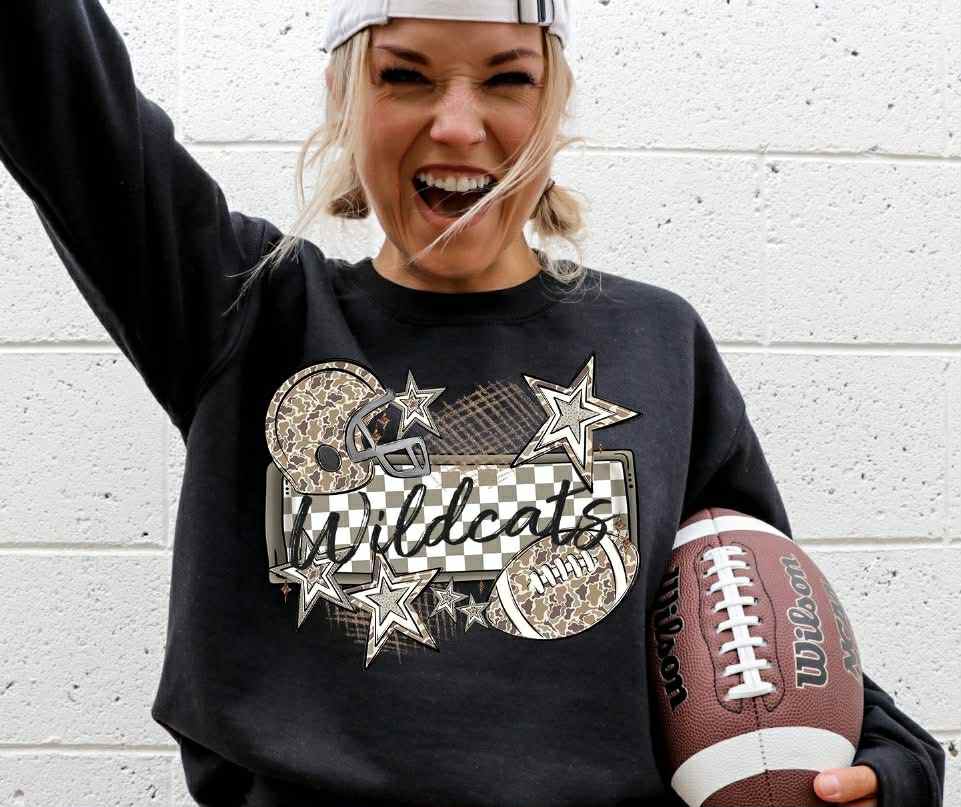 CAMO FOOTBALL MASCOT NAME - CUSTOM TRANSFERS