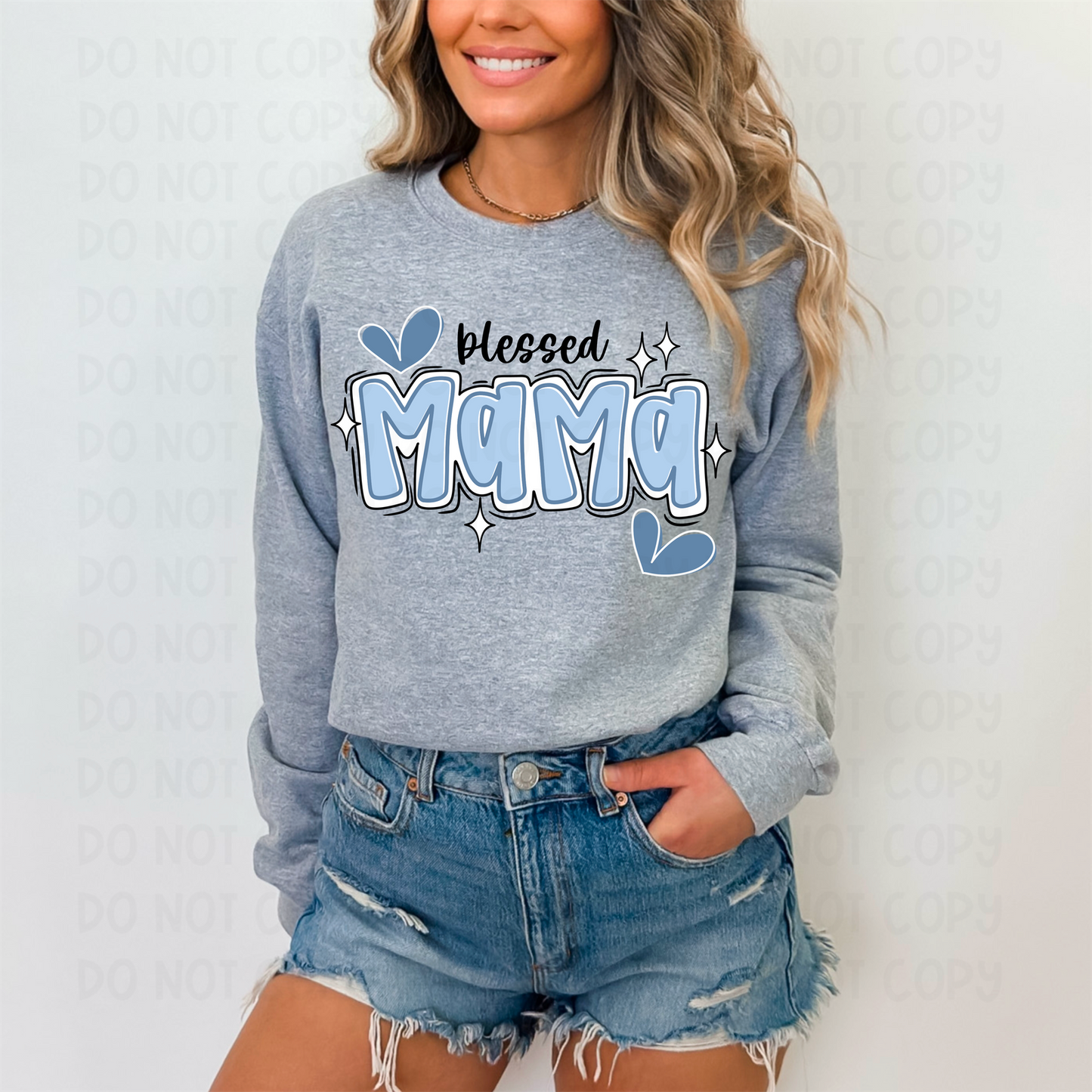 BLESSED NAME - DTF TRANSFER